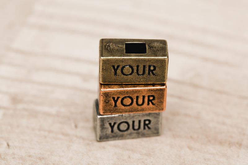 "Your" Word Bricks 212 west personalized necklace collections