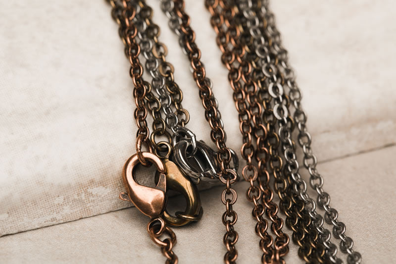 Bronze Mini Knot Necklace Set – Steel Toe Studios