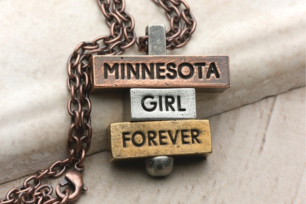 Minnesota Girl Forever - Pewter, Multi